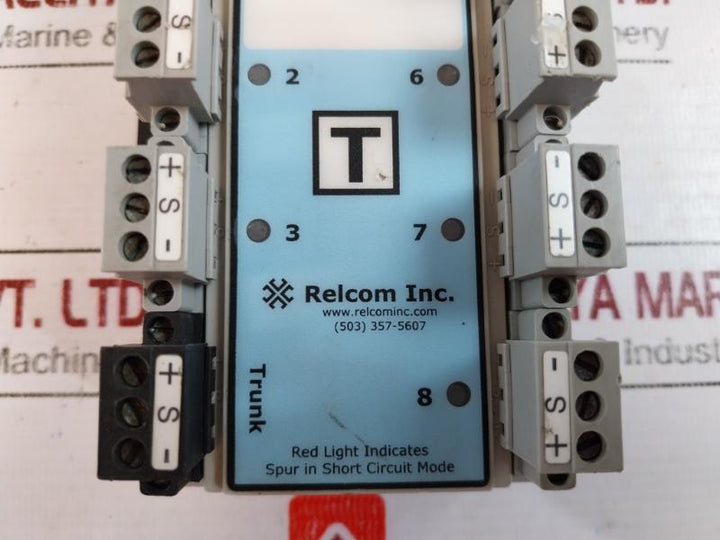 Relcom Inc.trunk F253 Short Circuit Current Limit 40ma Per Spur