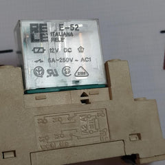 Rele 10A-250V Relay With Socket