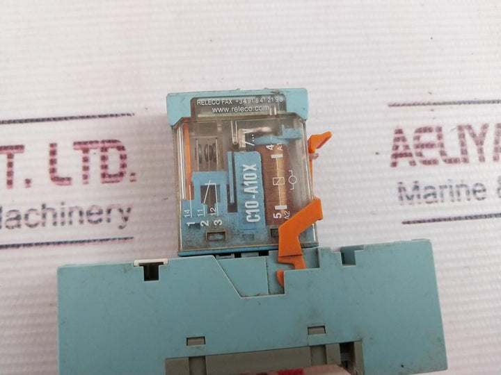 Releco C10-a10X Power Relay With Base Dc24V Ser: Ir-c