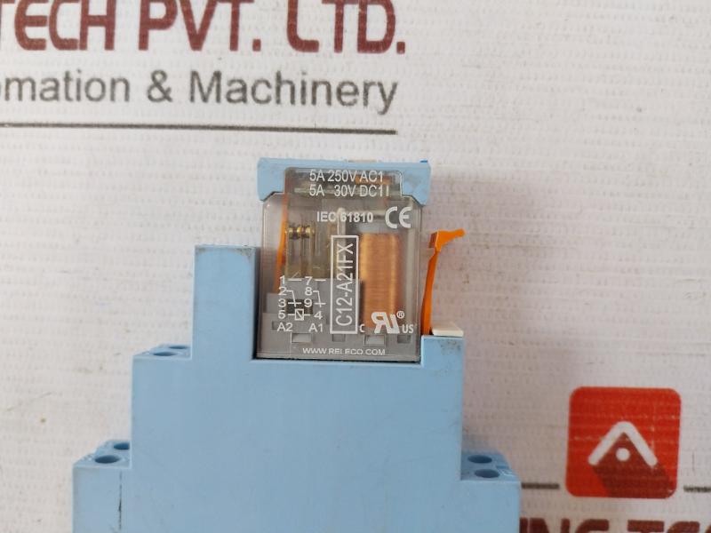 Releco C12-a21Fx Interface Relay 5A 250V Ac1 Iec 61810 Dc 24V