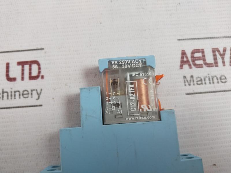 Releco C12-a21Fx Interface Relay Ir-c 24Vdc 5A 250V 30V
