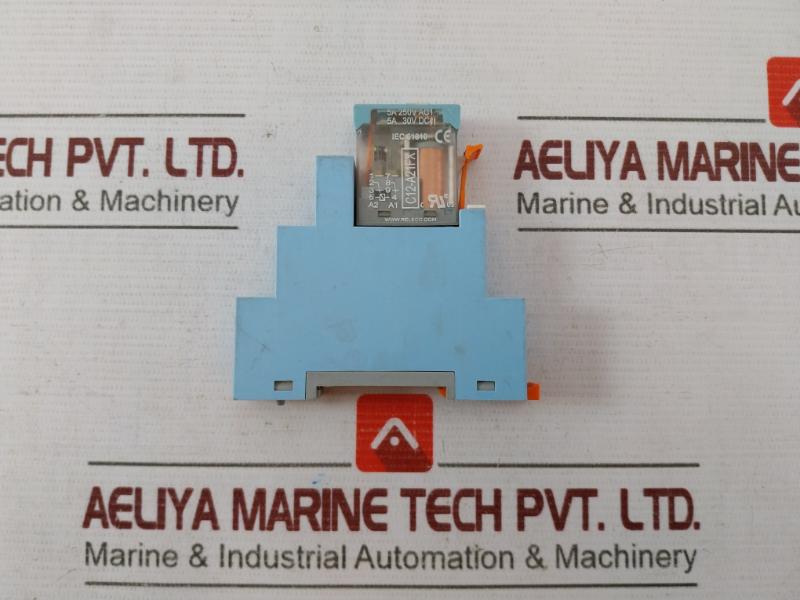 Releco C12-a21Fx Power Relay With Socket Base 5A 250V Ac1 Dc 24V