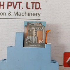 Releco C12-a21Fx Power Relay With Socket Base 5A 250V Ac1 Dc 24V