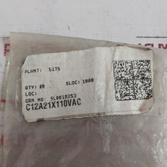 Releco C12-a21X Control Relay With Socket 110Vac 5A 250V Ac1 Sl0018253