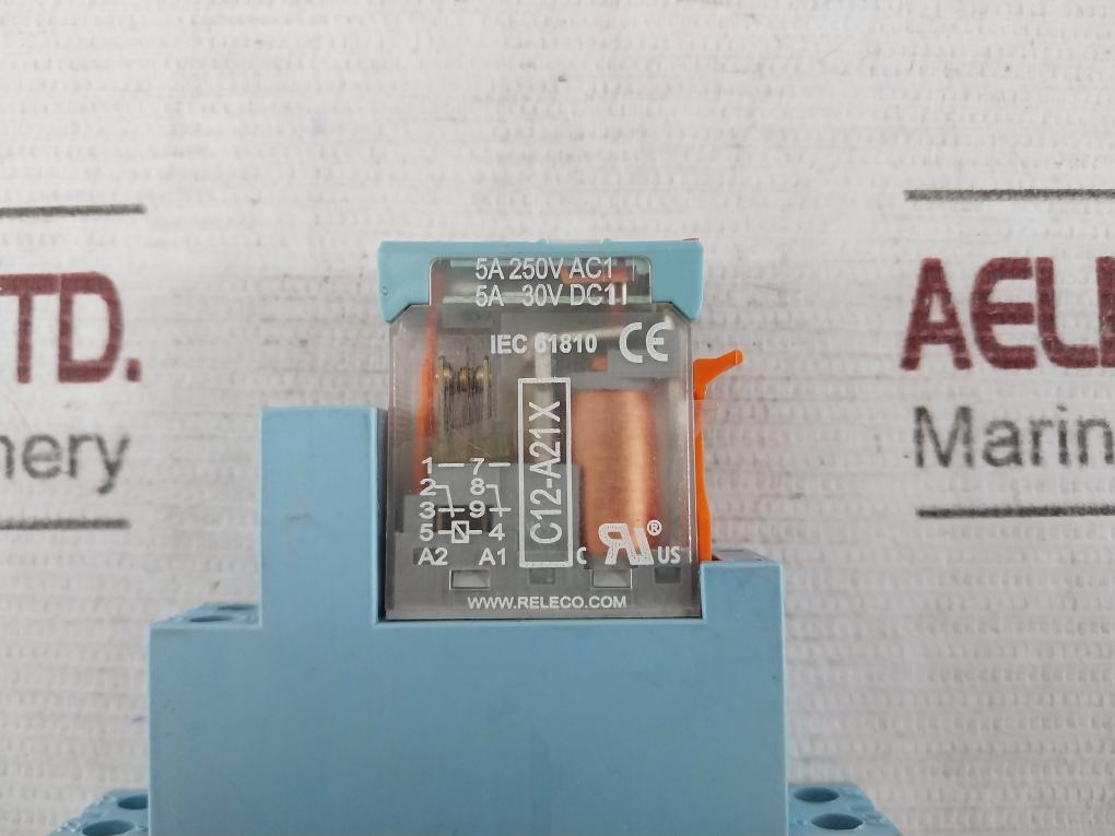 Releco C12-a21X Safety Relay 5A 250V Ac1 10A/250Vac Ac 230V