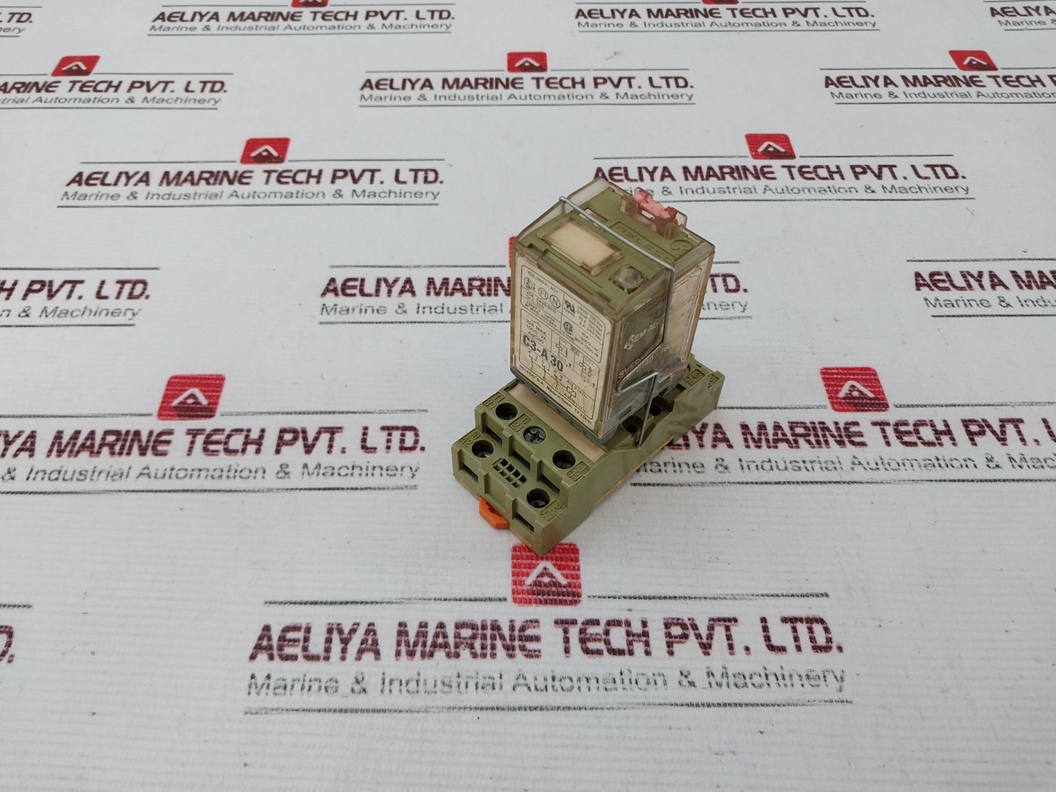 Releco C3-a 30 Power Relay With Base 10A, 380V