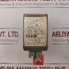 Releco C3-a 30 Power Relay With Base 10A, 380V