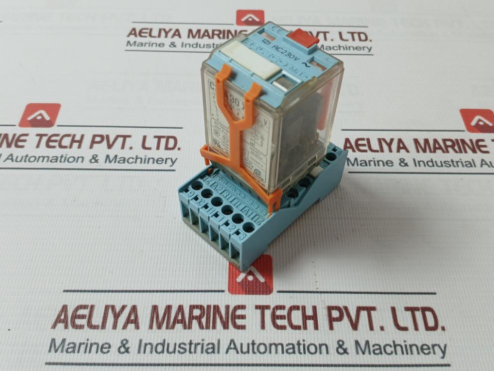 Releco C3-a30X Power Relay With Socket S3-b Ac230V 10A 120Vac 6A 250Vac 1200Va