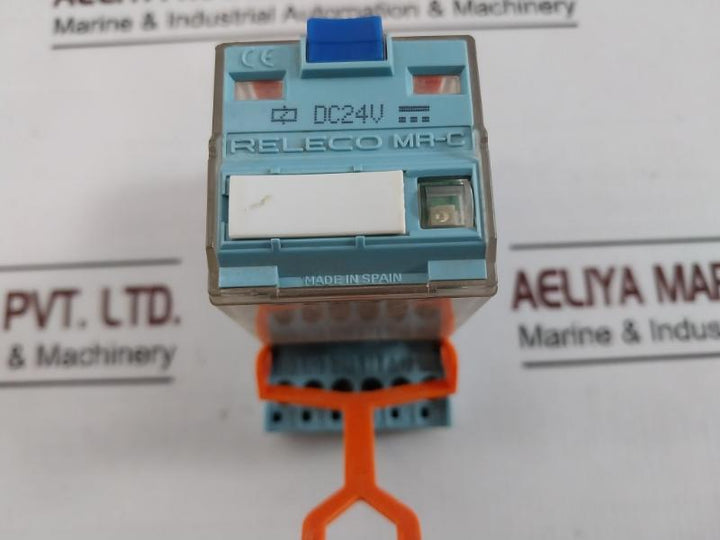 Releco C3-a30X/…V Power Relay With Socket Dc24V 10A Ac1 10A 300Vac E92191 S3-b