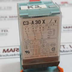 Releco C3-a30x/...v 3 Poll Relay With S3-b Base