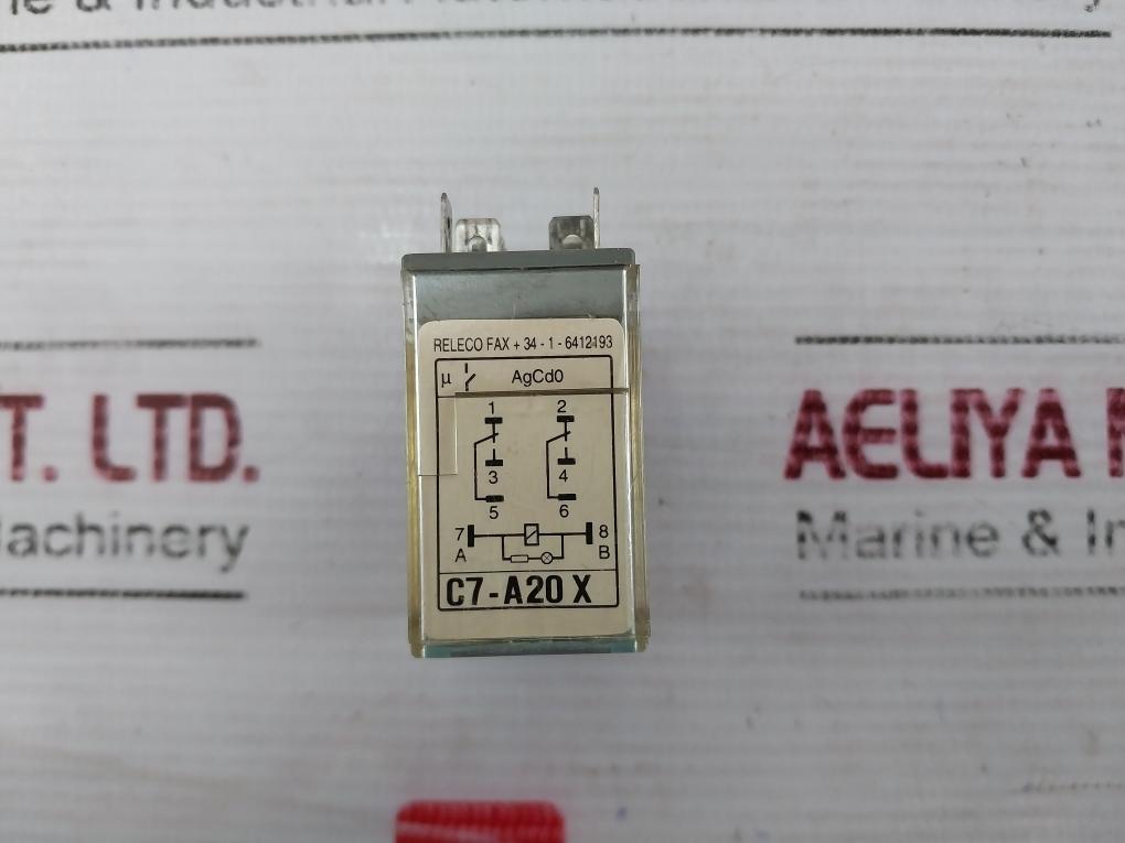 Releco C7-a20 X Ice Cube Plus Relay Qr-c E86015 10A 250V 24Vdc 0,9W