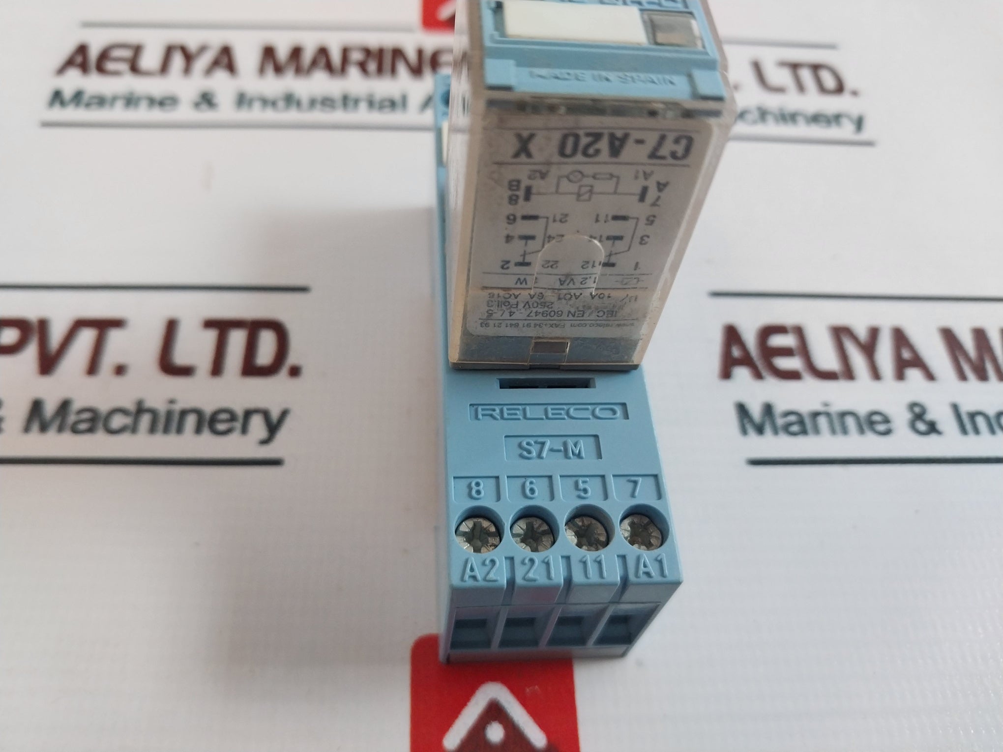 Releco C7-a20 X Miniature Relay With Socket S7-m