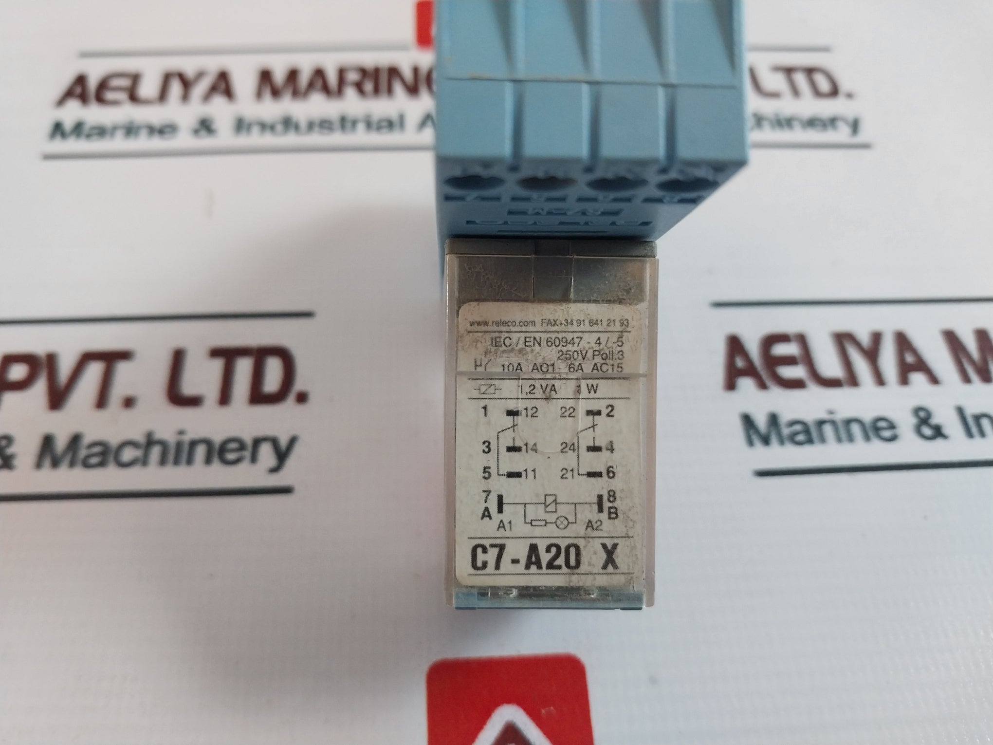 Releco C7-a20 X Miniature Relay With Socket S7-m