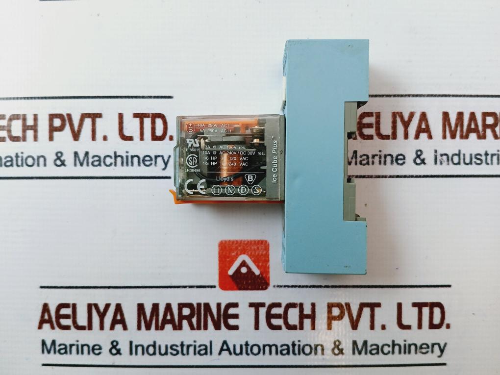 Releco C7-a20 X Power Relay With Socket E92191 Serie Qr-c 3 Pole 10A Ac230V~
