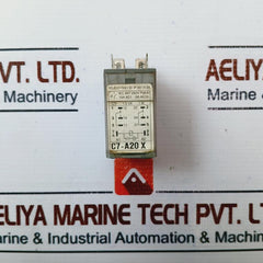 Releco C7-a20 X Power Relay With Socket E92191 Serie Qr-c 3 Pole 10A Ac230V~