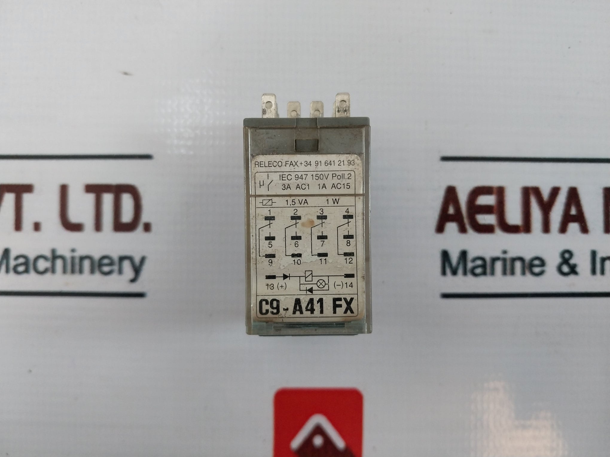 Releco C9-a41 Fx Power Relay With 94.04 Socket