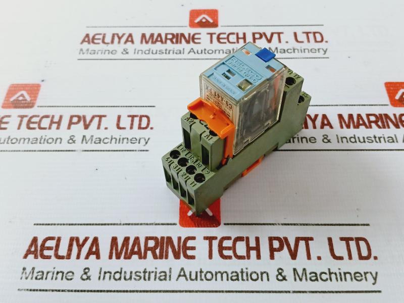Releco C9-a41 Fx Series Qr-c Industrial Miniature Relay & Base 10A 400Vac