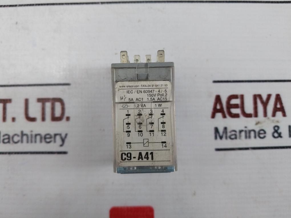 Releco C9-a41 Ice Cube Plus Relay Dc24v 5a 240v Ac1/5a 30v Dc1