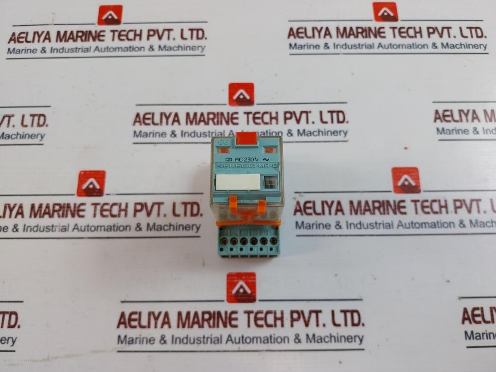 Releco Mr-c C3-a30 3 Poll Relay With Socket E92191 10A Ac230V~ 1,3W
