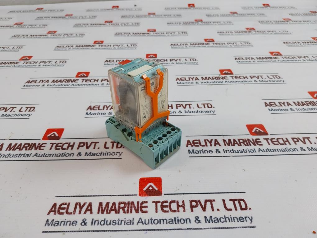 Releco Mr-c C3-a30 3 Poll Relay With Socket E92191 10A Ac230V~ 1,3W