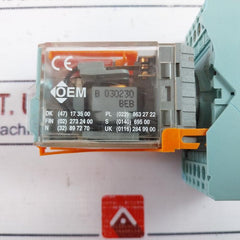Releco Mr-c C3-a30 3 Poll Relay With Socket E92191 10A Ac230V~ 1,3W