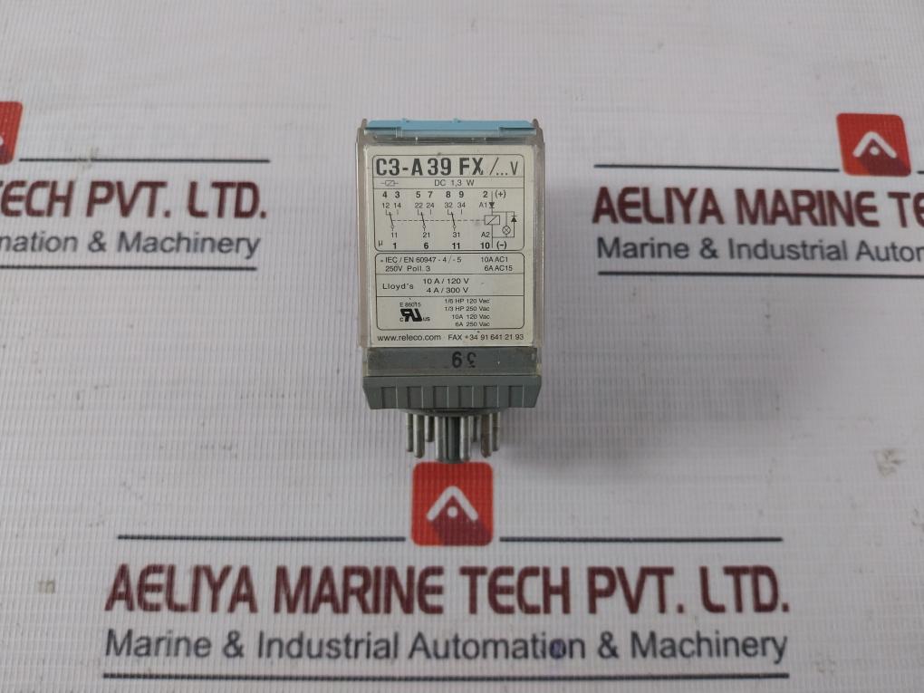 Releco Mr-c Relay 10A/120V 6A 250Vac Iec/En 60947-4/-5