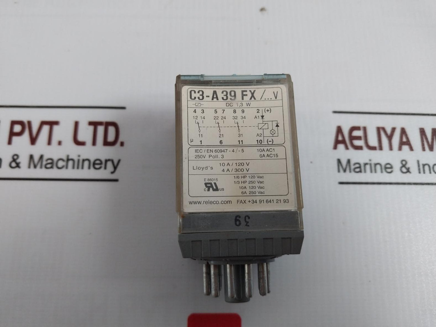 Releco Mr-c Relay Dc24V 250V Poll.3 10A/120V 6A 250Vac