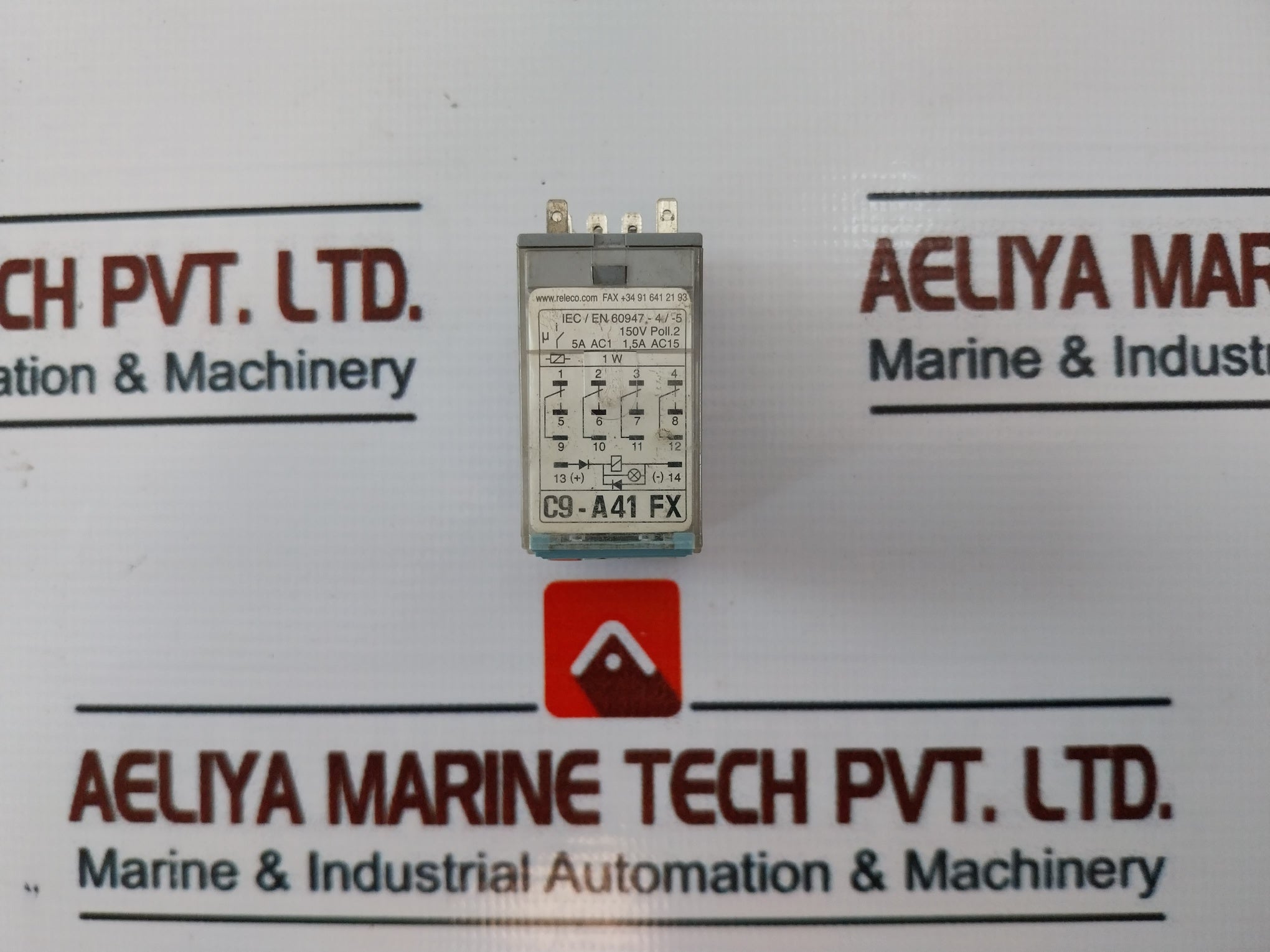 Releco Qr-c Relay With S9-m Base 5A