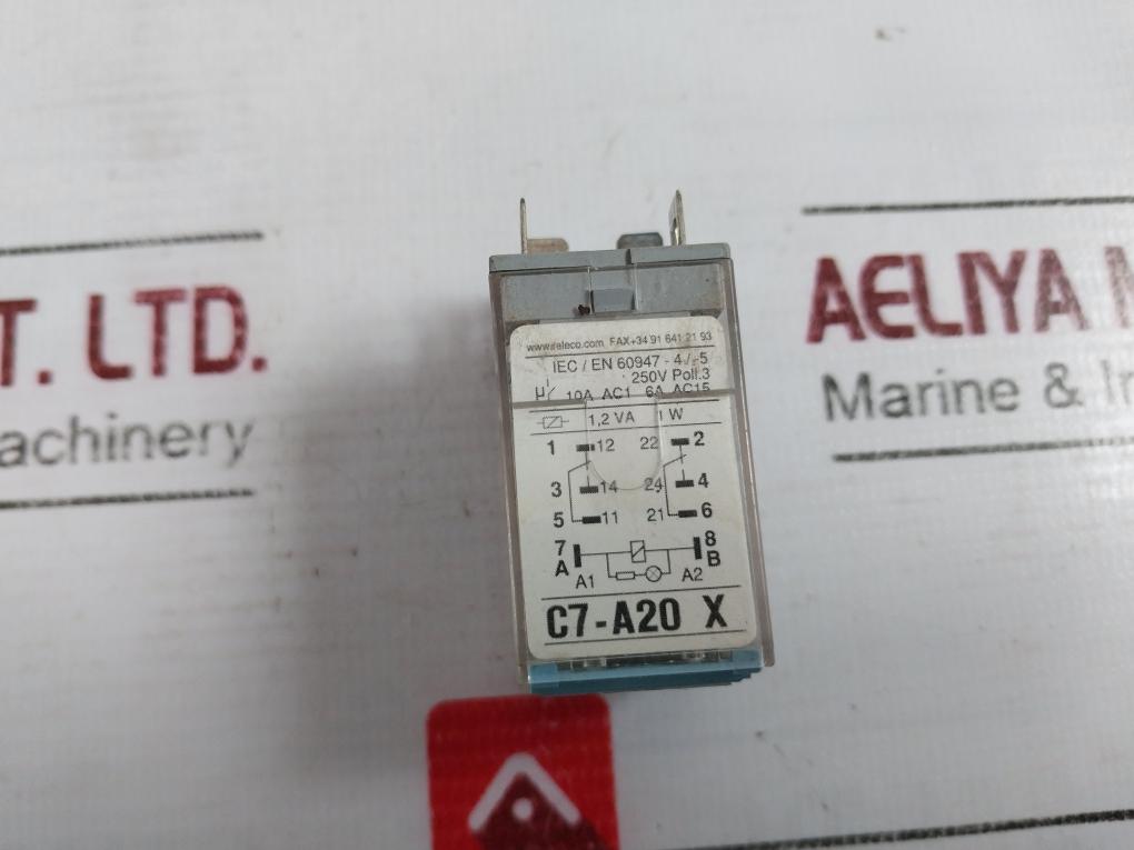 Releco Qr-c Series Miniature Relay 5A 250V Ac1 A003850 C7-a20 X