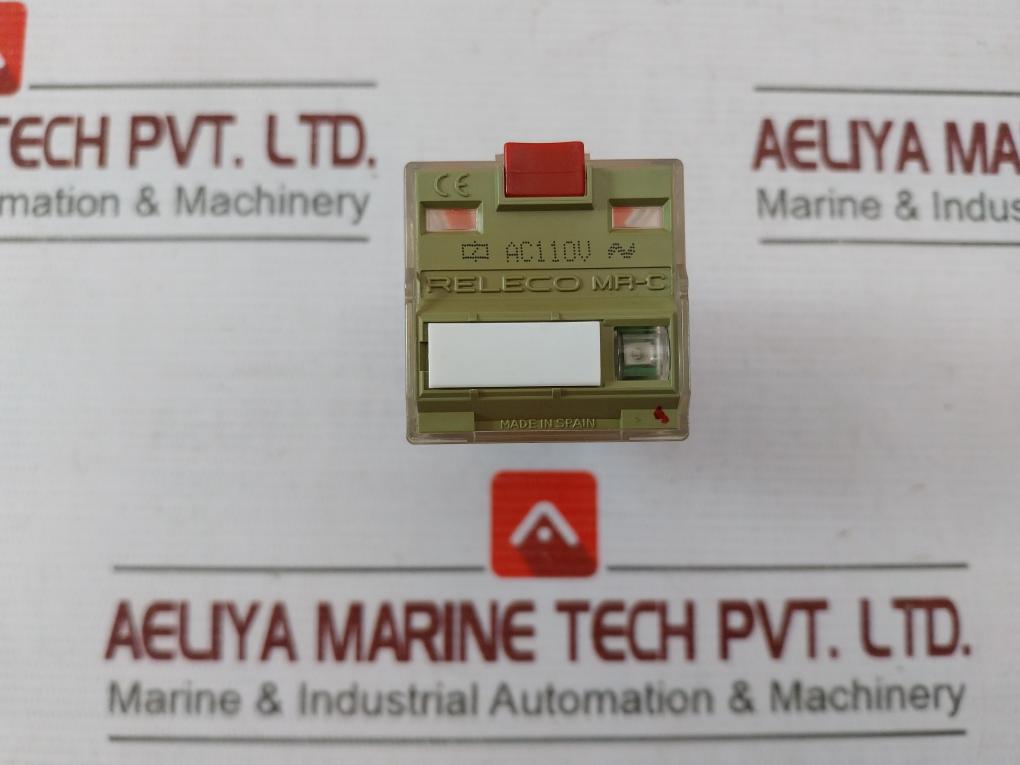 Releco Rs 345-993 Plug In Power Relay 110V 22Ma E 86015