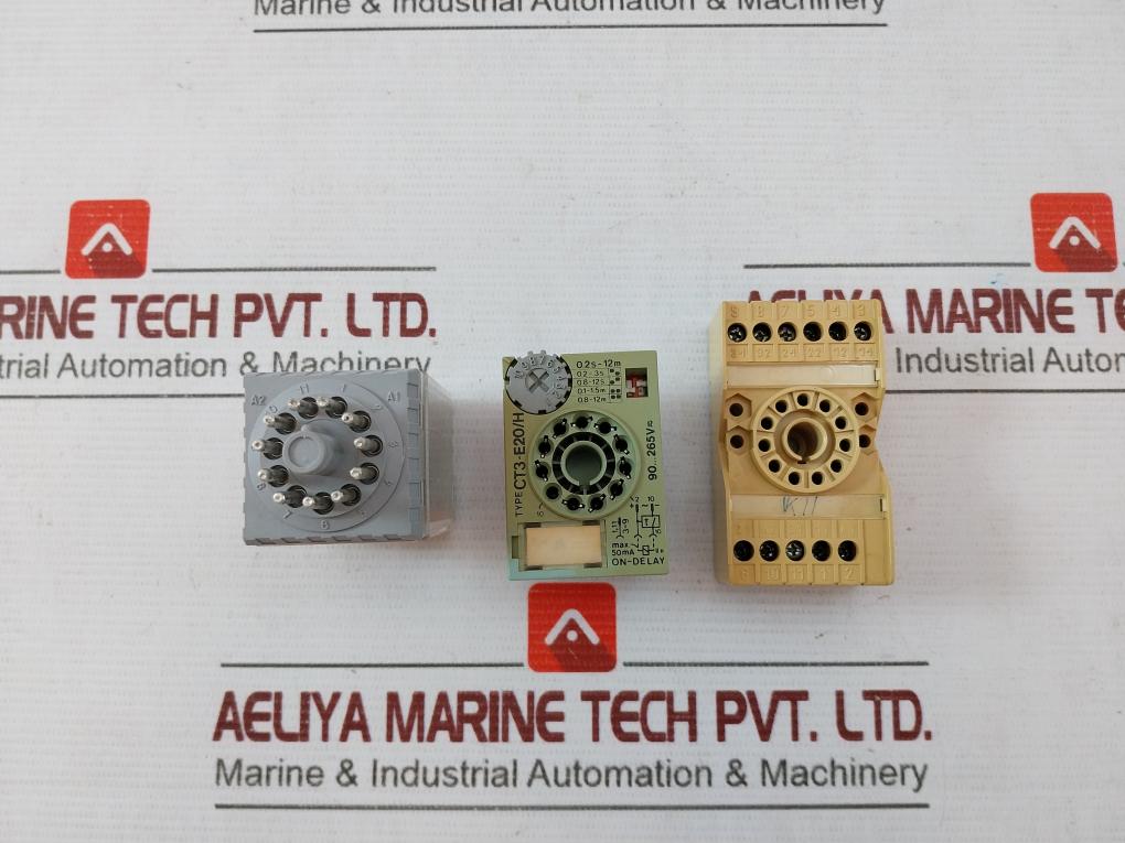 Releco Rs 345-993 Plug In Power Relay With Socket 10A/250V Ac Vde 0435/0110