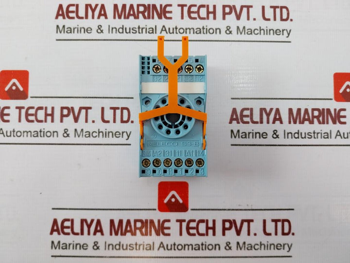 Lot Of 3X Releco S3-B 11 Pin Relay Base Only 10A/380V E92191