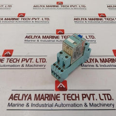 Releco Serie Qr-c C9-a41 Dx 2 Poll Control Relay With Base E92191 6a 24vdc
