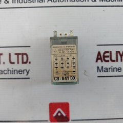 Releco Serie Qr-c C9-a41 Dx 2 Poll Control Relay With Base E92191 6a 24vdc