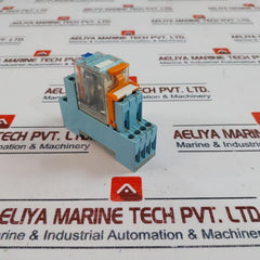 Releco Serie Qr-c C9-a41 Dx Miniature Relay With Base E92191 2 Poll 6A 250Vac