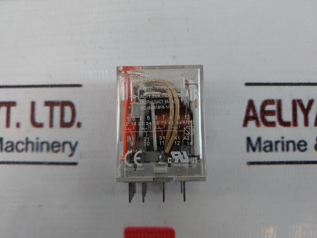 Relequick Rqs40lt Relay With Socket