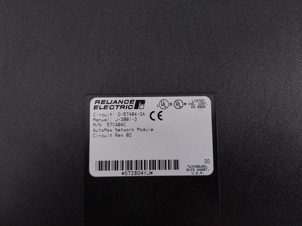Reliance Electric 0-57404-3A Network Communication Automax Network Module Rev:02