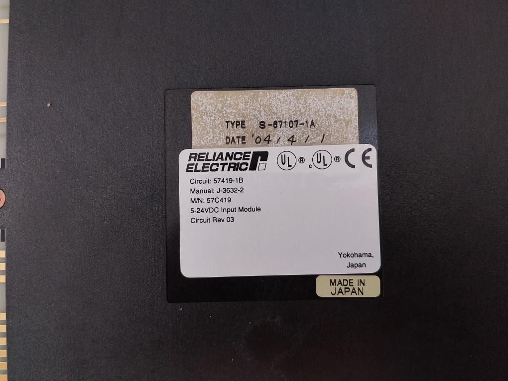 Reliance Electric 57C419 Input 5-24Vdc