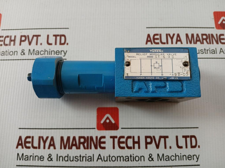 Relief Modular Valve Mbb-01-c-30 Yuken Kogyo