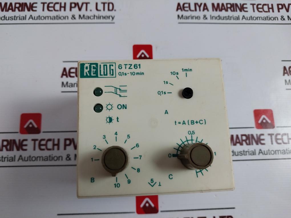 Relog 6tz61 Timing Relay 220v 50/60 Hz