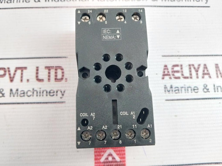 Relpol Gzp8 8 Pin Socket 12A 300Vac