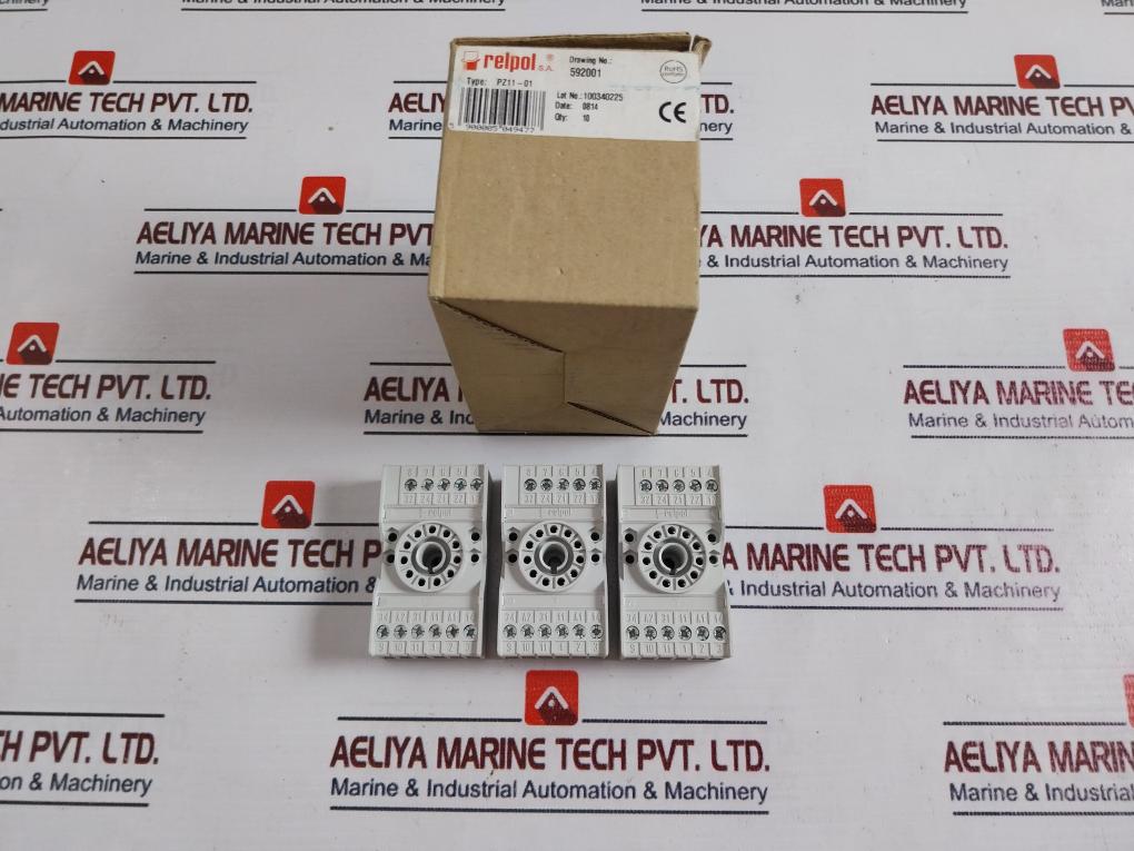 Relpol Pz11-01 Relay Base 10A/250Vac