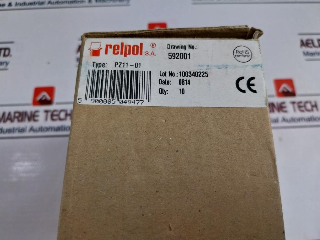 Relpol Pz11-01 Relay Base 10A/250Vac