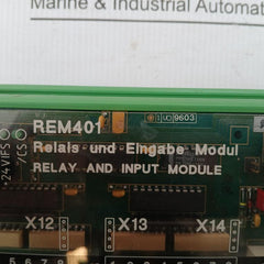 Rem401 Relay And Input Module Stn Atlas Elektronik