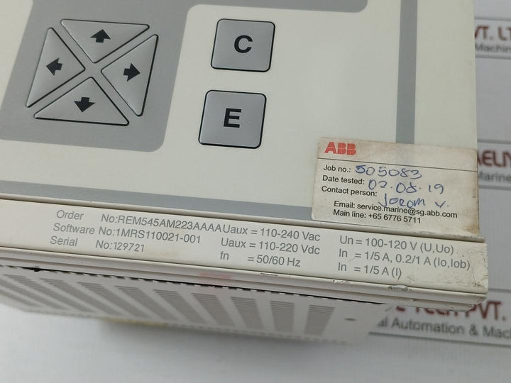 Rem545Am223Aaaa Protection Relay Abb