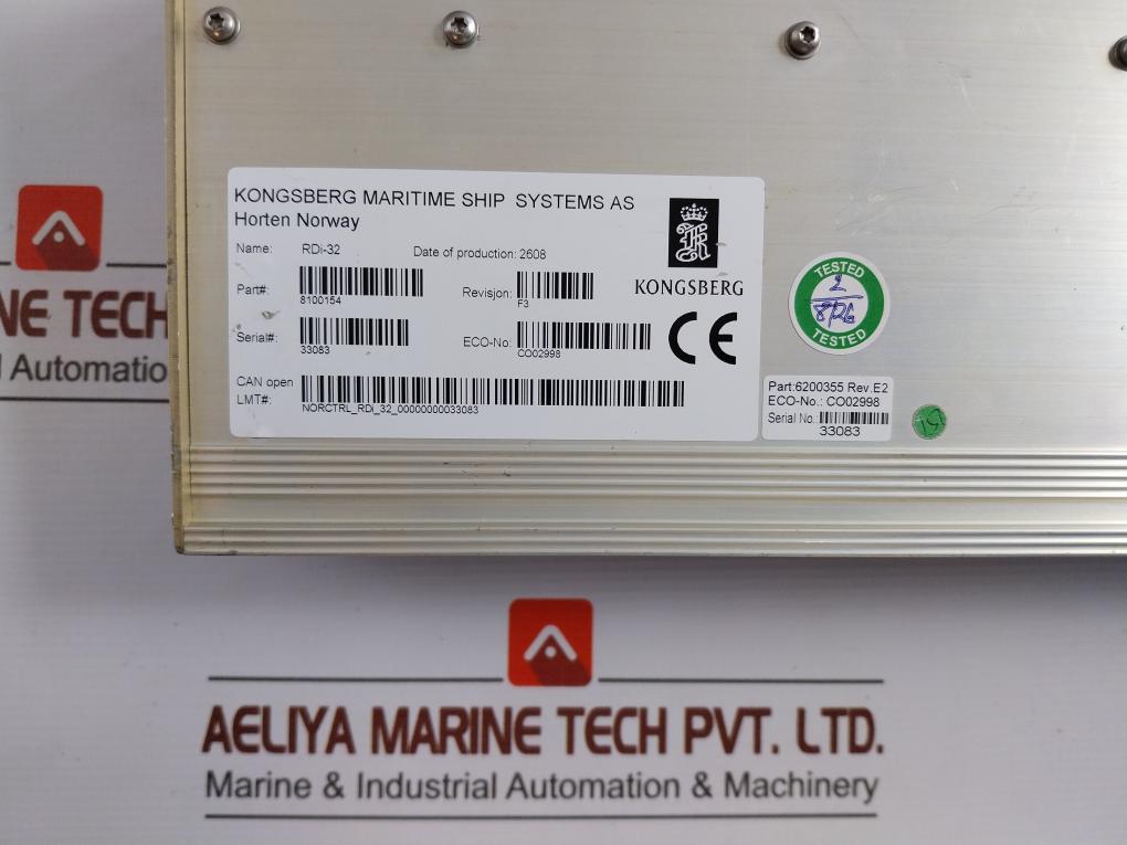 Remote-Digital-Input-Module-6200368-Rev-E2-Kongsberg-RDI-32-210347-9