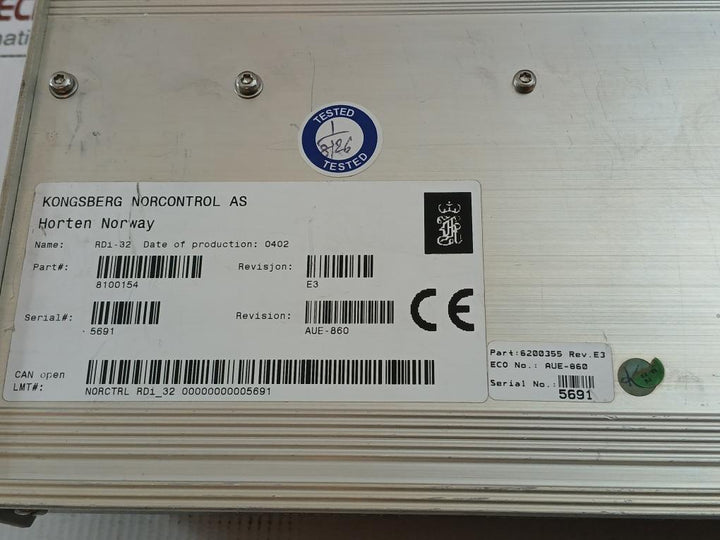 Remote-Digital-Input-Module-Rev-E3-6200355-8100154-By-Kongsberg-Norcontrol-Rdi-32-8