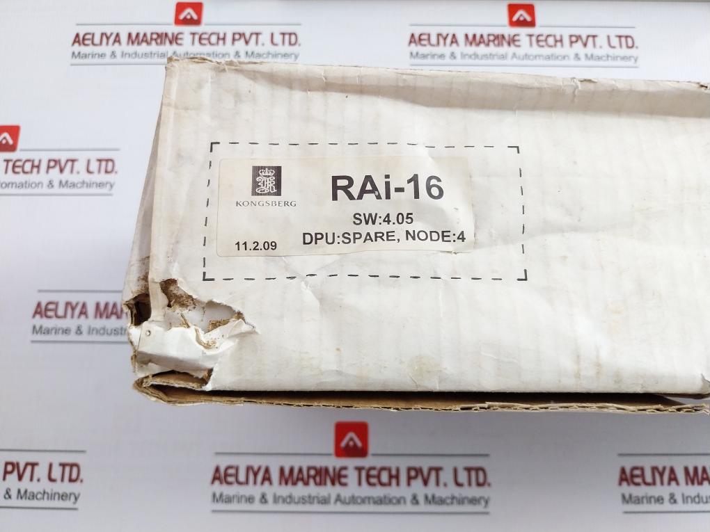 Remote Analogue Input Module Rai-16 Kongsberg 6200378