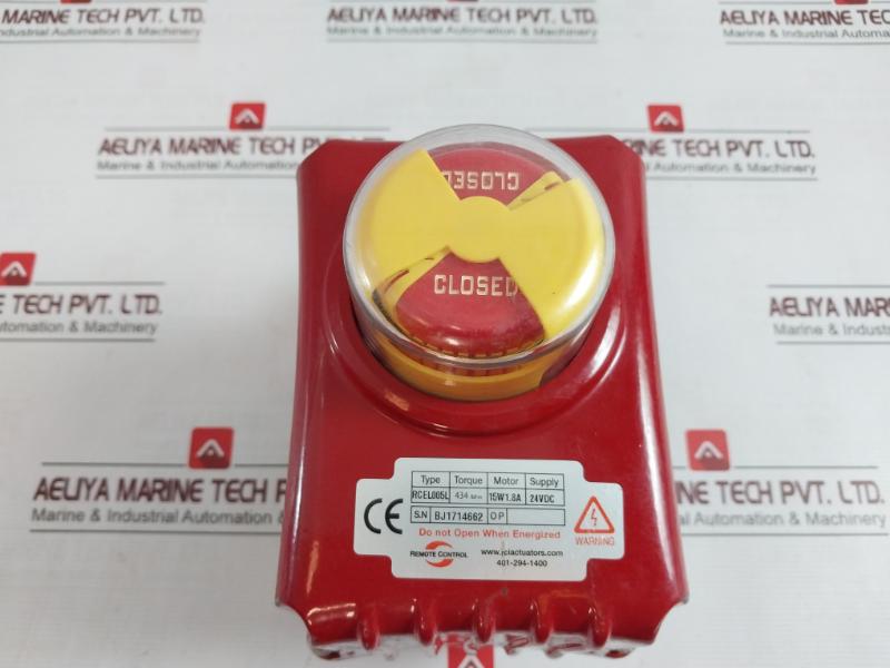 Remote Control Rcel005L Actuator Machine Part 434Lbf-in Motor: 15W 1.8A 24Vdc