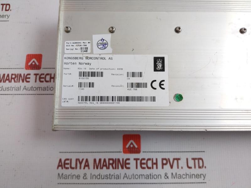 Remote Digital Output Module 8100155 Kongsberg Rdo-16